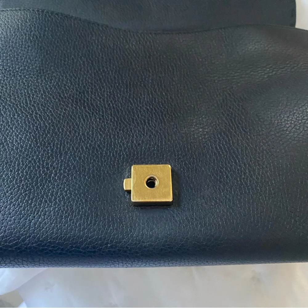 GUCCI GG MARMONT LEATHER TOP HANDLE BAG 421890 BLACK - Picture 13 of 15